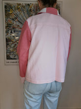 Indlæs billede til gallerivisning Patchwork skjorte - rosa nuancer - str L/XL