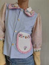 Indlæs billede til gallerivisning Vicky skjorte - pastelfarver - str. S/M