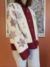 Indlæs billede til gallerivisning Patchwork jakke - stjerner