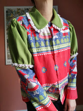 Indlæs billede til gallerivisning Vicky skjorte - Julefarver - str. L