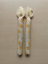 Indlæs billede til gallerivisning Evighedslys (stage) - Hvide med stjerner (sæt af 2 stk)