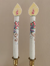 Indlæs billede til gallerivisning Evighedslys (stage) - farverige broderier (sæt af 2 stk)