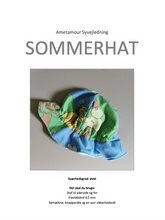 Indlæs billede til gallerivisning symønster og billedvejledning til at sy sommerhat til børn. Haten har en god pasform da den har et indsyet elastikbånd der strammer let til om barnets hoved, så hatten ikke falder af.