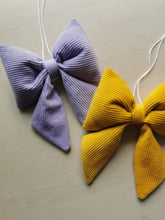 Indlæs billede til gallerivisning Sløjfe - lilla fløjl
