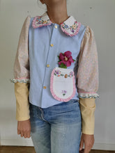Indlæs billede til gallerivisning Vicky skjorte - pastelfarver - str. S/M
