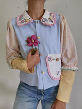 Indlæs billede til gallerivisning Vicky skjorte - pastelfarver - str. S/M
