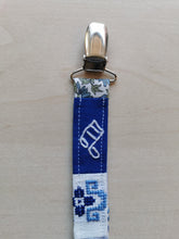 Indlæs billede til gallerivisning Suttesnor patchwork blåt broderi
