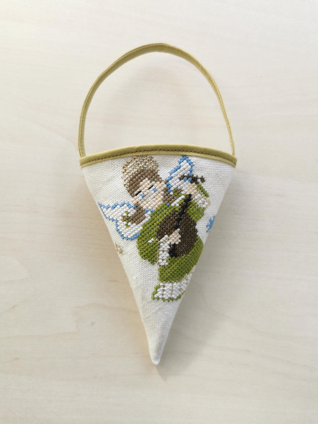 Kræmmerhus - Musikengel, grøn - guitar