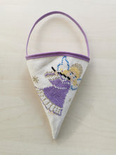 Indlæs billede til gallerivisning Kræmmerhus - Musikengel, lilla - fløjte
