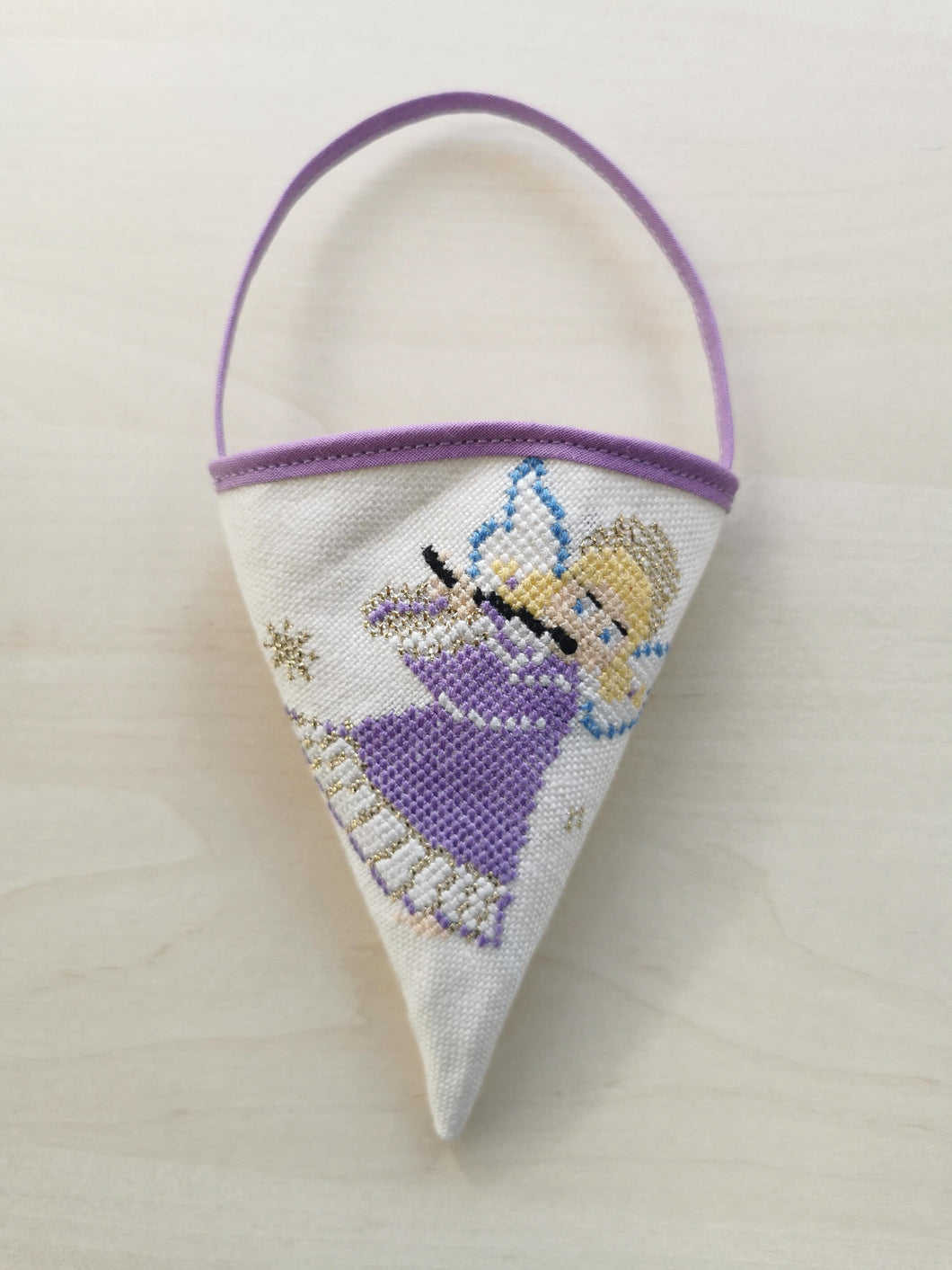 Kræmmerhus - Musikengel, lilla - fløjte