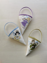 Indlæs billede til gallerivisning Kræmmerhus - Musikengel, lilla - fløjte
