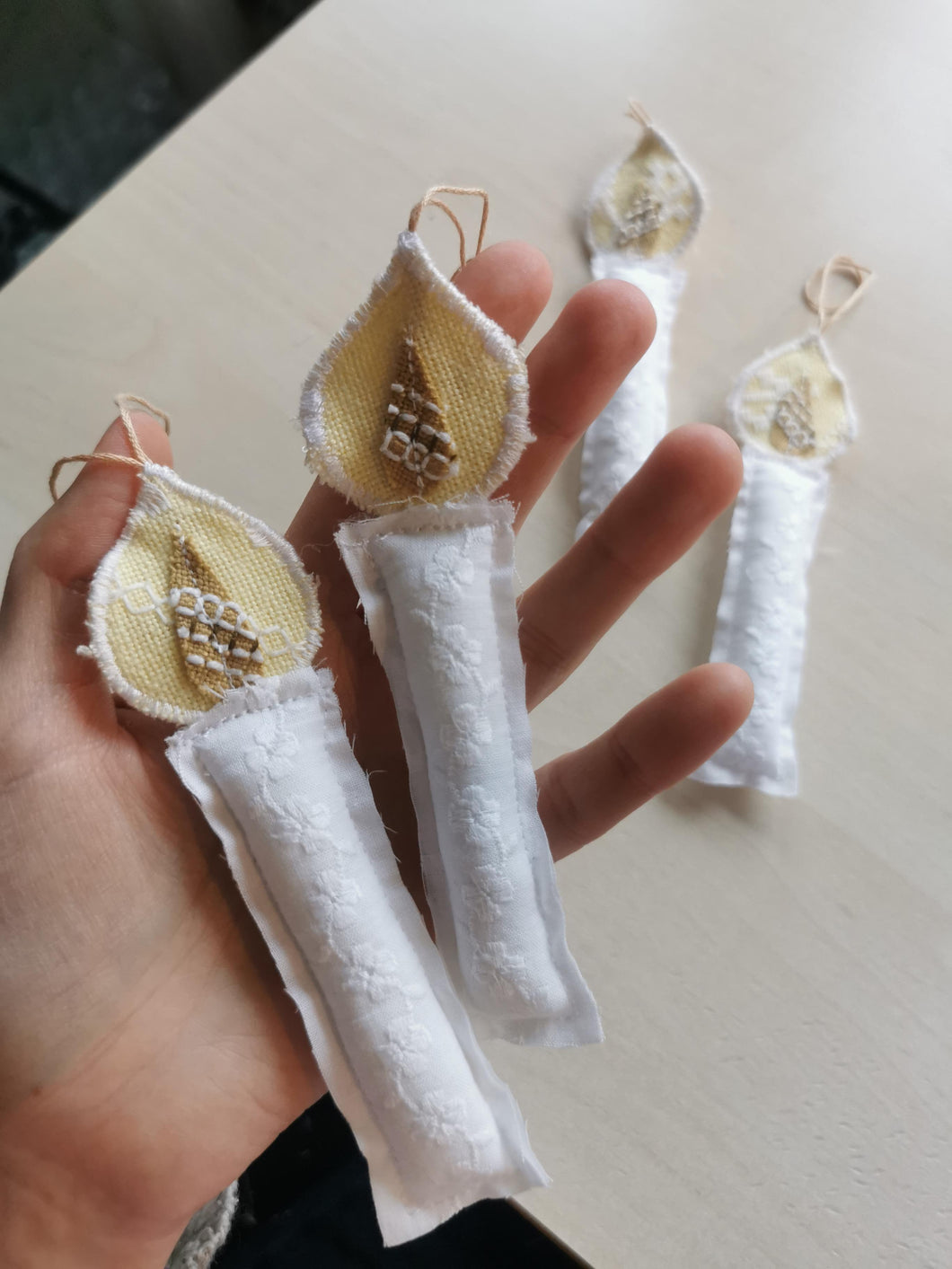 Evighedslys mini - sæt af 2 stk, blomster.