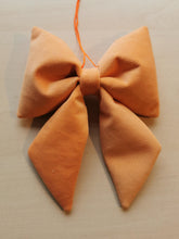Indlæs billede til gallerivisning Sløjfe - orange velour
