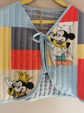Indlæs billede til gallerivisning Vest - Patchwork retroprint - str. 116-122
