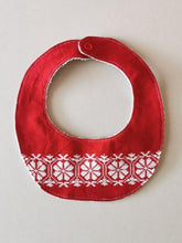 Indlæs billede til gallerivisning Savlesmæk, vævet rød blomst
