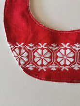 Indlæs billede til gallerivisning Savlesmæk, vævet rød blomst
