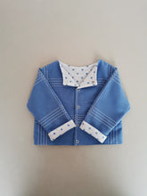 Indlæs billede til gallerivisning Overgangsjakke, blå med prikker, str. 92
