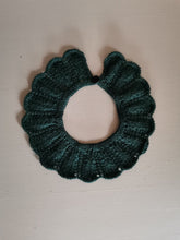 Indlæs billede til gallerivisning Pyntekrave, merinould, mørk grøn
