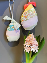 Indlæs billede til gallerivisning Patchwork påskeæg, pastelfarver
